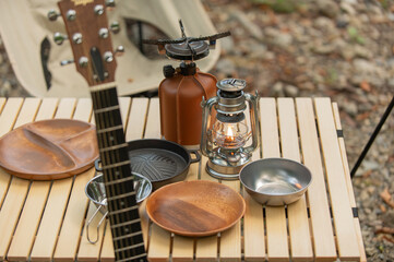 清流とキャンプ