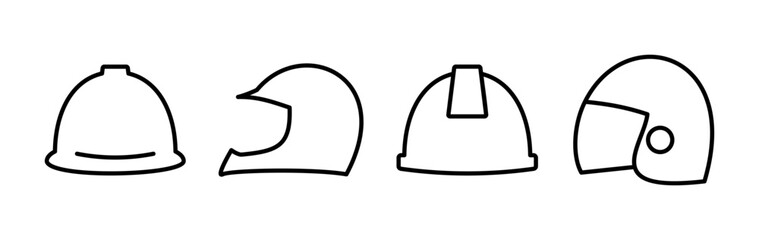 Helmet icon vector. safety helmet icon