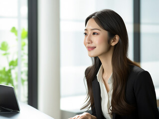 いきいきと働くビジネスウーマン