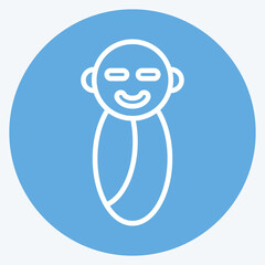 Icon Newborn. related to Family symbol. glyph style. simple design editable. simple illustration