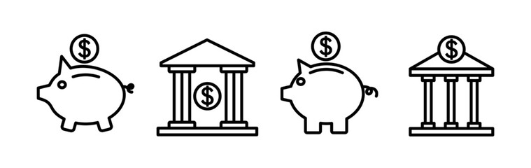 Bank icon vector. bank icon symbol