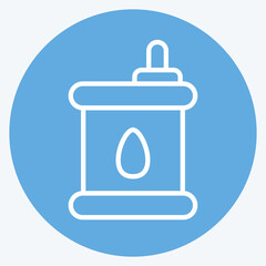 Icon Oil. related to Car Service symbol. Blue Eyes Style. repairin. engine. simple illustration