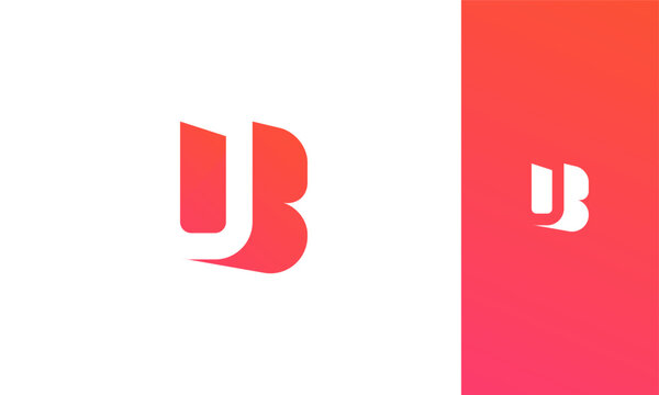 Creative Letter UB logo . Letter UB Initials logo design . clean and modern logo design	
