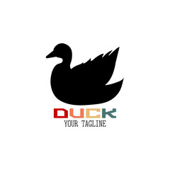 Black duck logo with multicolored text on white background