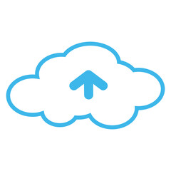 cloud computing concept illustration, cloud