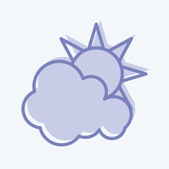 Icon Day Time. related to Environment symbol. two tone style. simple illustration. conservation. earth. clean