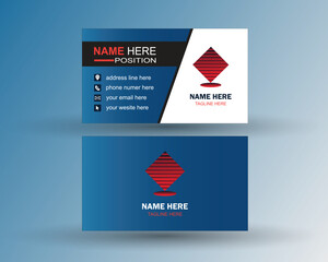 colorful vector Business card design
