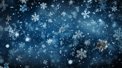 Cold snow background