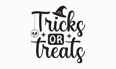 Tricks or treats svg, halloween svg design bundle, Retro halloween svg, happy halloween vector, pumpkin, witch, spooky, ghost, funny halloween t-shirt quotes Bundle, Cut File Cricut, Silhouette 