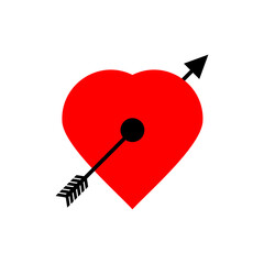 vector love hearts concept. Flat illustration of wedding love. romantic love isolated on white background. valentine sign symbol. love icon