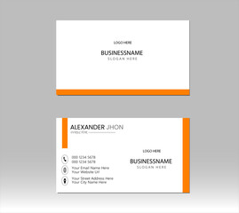 Modern business card design. Professional Business. Creative business card design.