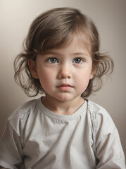 Fototapeta premium portrait of a little girl