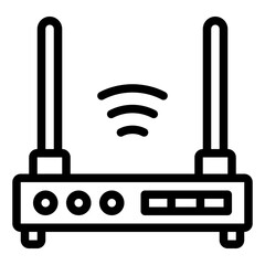 Modem outline icon