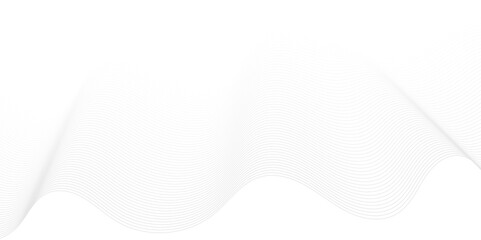 Abstract white blend waves lines and technology background. Modern white flowing wave lines and glowing moving lines. Futuristic technology and sound wave lines background.