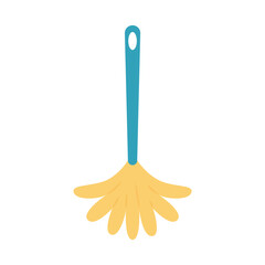 Isolated colored window brush cleaner icon Vector