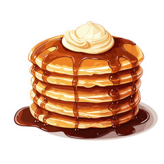 stack of pancakes