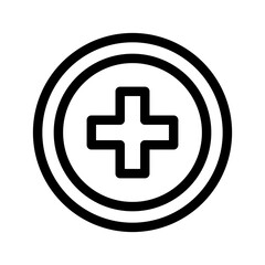 Obraz premium Plus Icon Vector Symbol Design Illustration