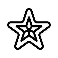 Star Icon Vector Symbol Design Illustration
