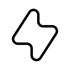 Lightning Icon Vector Symbol Design Illustration