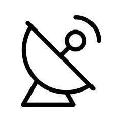 Satelite Icon Vector Symbol Design Illustration