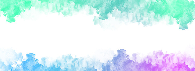 color smoke transparent background