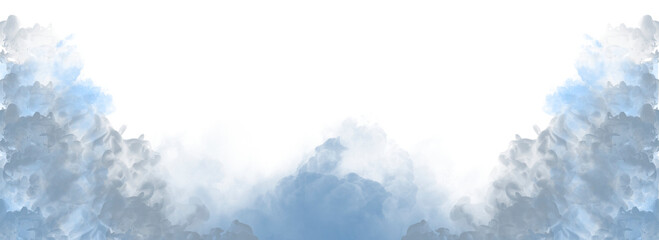 color smoke transparent background