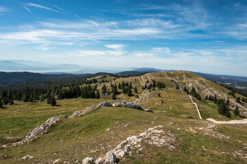 le Mont Tendre, montagne du Jura vaudois