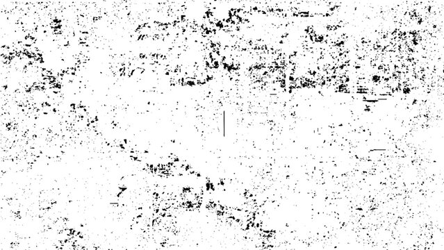 Distressed grunge, noise texture design element. Black and white vector background. Distress overlay vector texture Dust scratches design, aged photo editor layer, black grunge abstract background. 