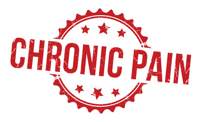 Obraz premium Chronic Pain stamp red rubber stamp on white background. Chronic Pain stamp sign. Chronic Pain stamp.
