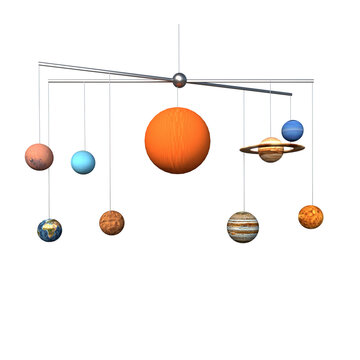solar system hanging decorations