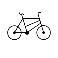 bicycle icon vector