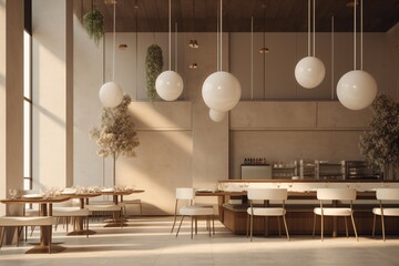 An empty restaurant