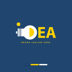 Creative Idea logo design template, Modern logo design concept, suitable for company logo branding