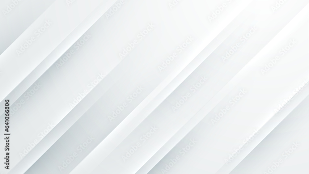 Poster modern abstract white abstract background vector with minimalist dynamic and smooth shapes
