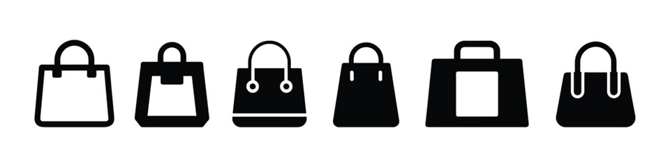 shopping bag Vector icon, bag vector icon, Sale shopping bag icon, Shopping bag icons set. shopping icon vector, woman icons