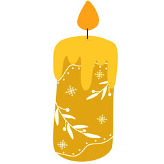 Christmas candles Merry Christmas