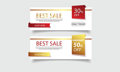 Free vector modern super sale flyer template