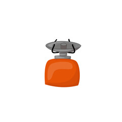 Mini camping stove portable illustration