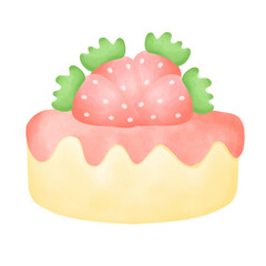 Strawberry cake for party