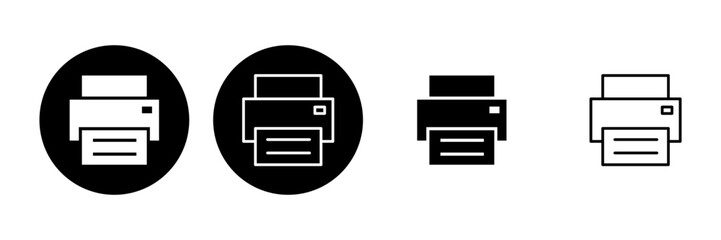 Print icon set. printer icon vector.