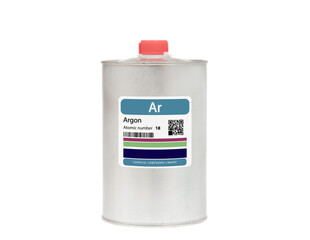  Argon chemical element with the symbol Ar