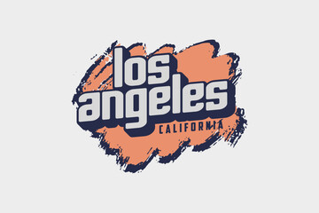 streetwear style los angeles concept vector graphic tee design templates ideas