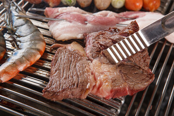 grill barbecue meat cooking