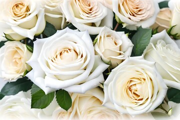 white rose closeup