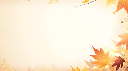 autumn leaves border