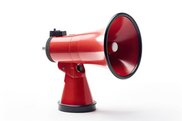 A megaphone isolated on white background. Generative Ai
