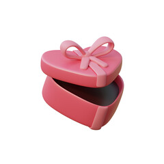 3D Heart shaped box