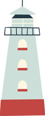 Fototapeta na wymiar Illustration of a lighthouse
