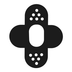 wound plaster icon illustration