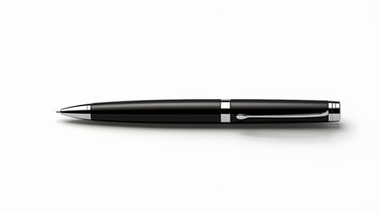 Black pen isolated on white background
